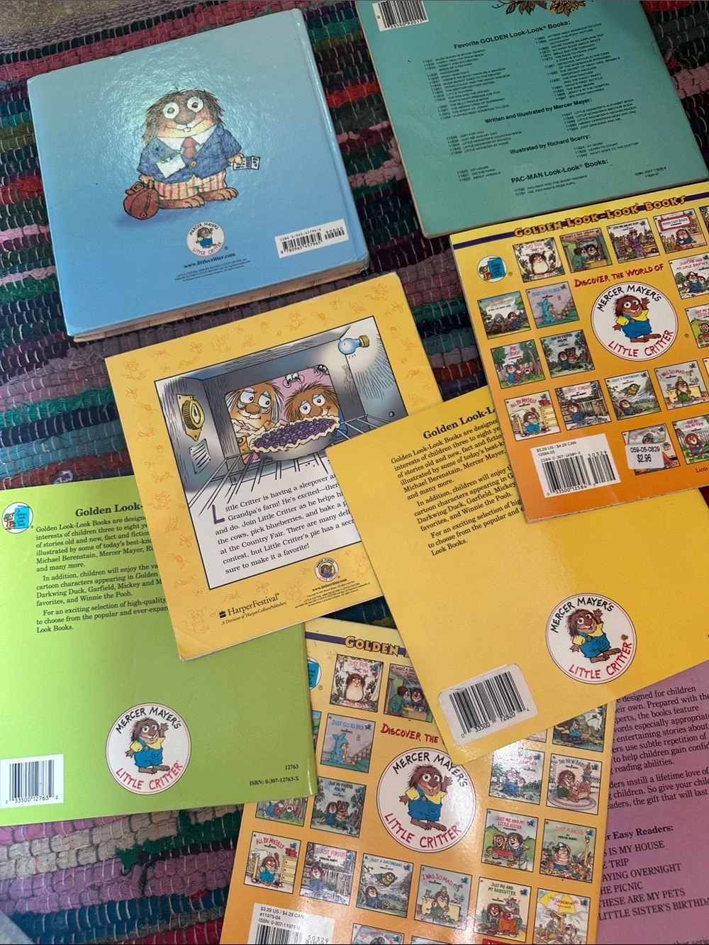 Mercer Mayer Little Critter 9 Book Lot Vintage Golden Books Growing Every Day